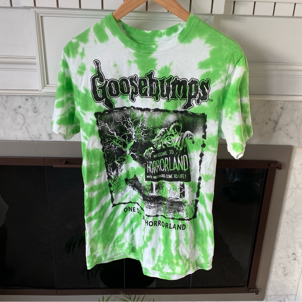 Goosebumps Tie-Dye T-Shirt horror land tee